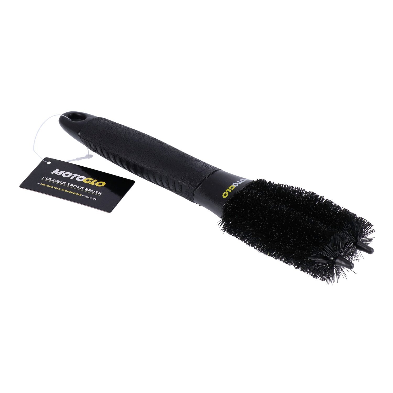 MotoGlo, flexible spoke brush