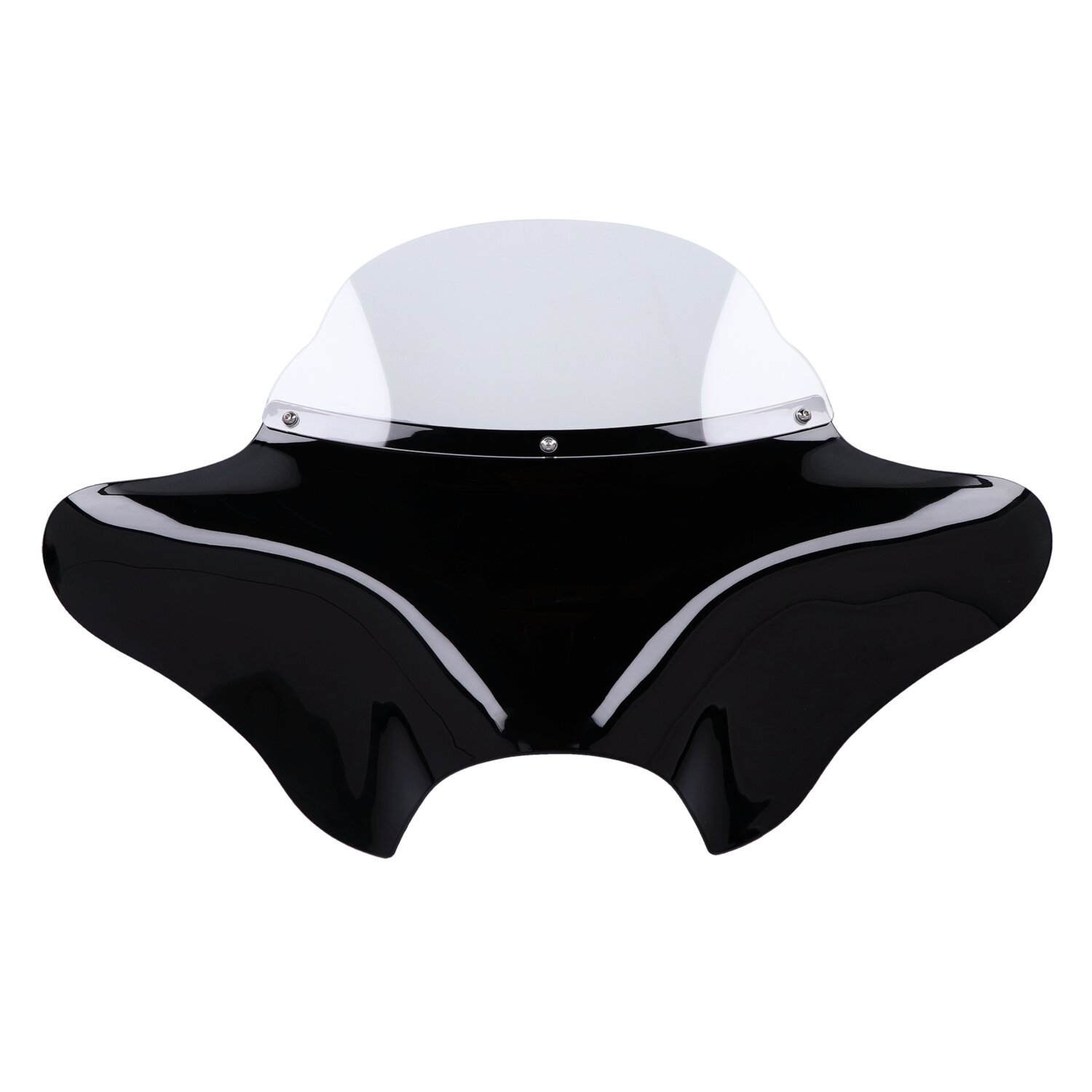 MCS, outer batwing fairing kit. fork mounted, Black