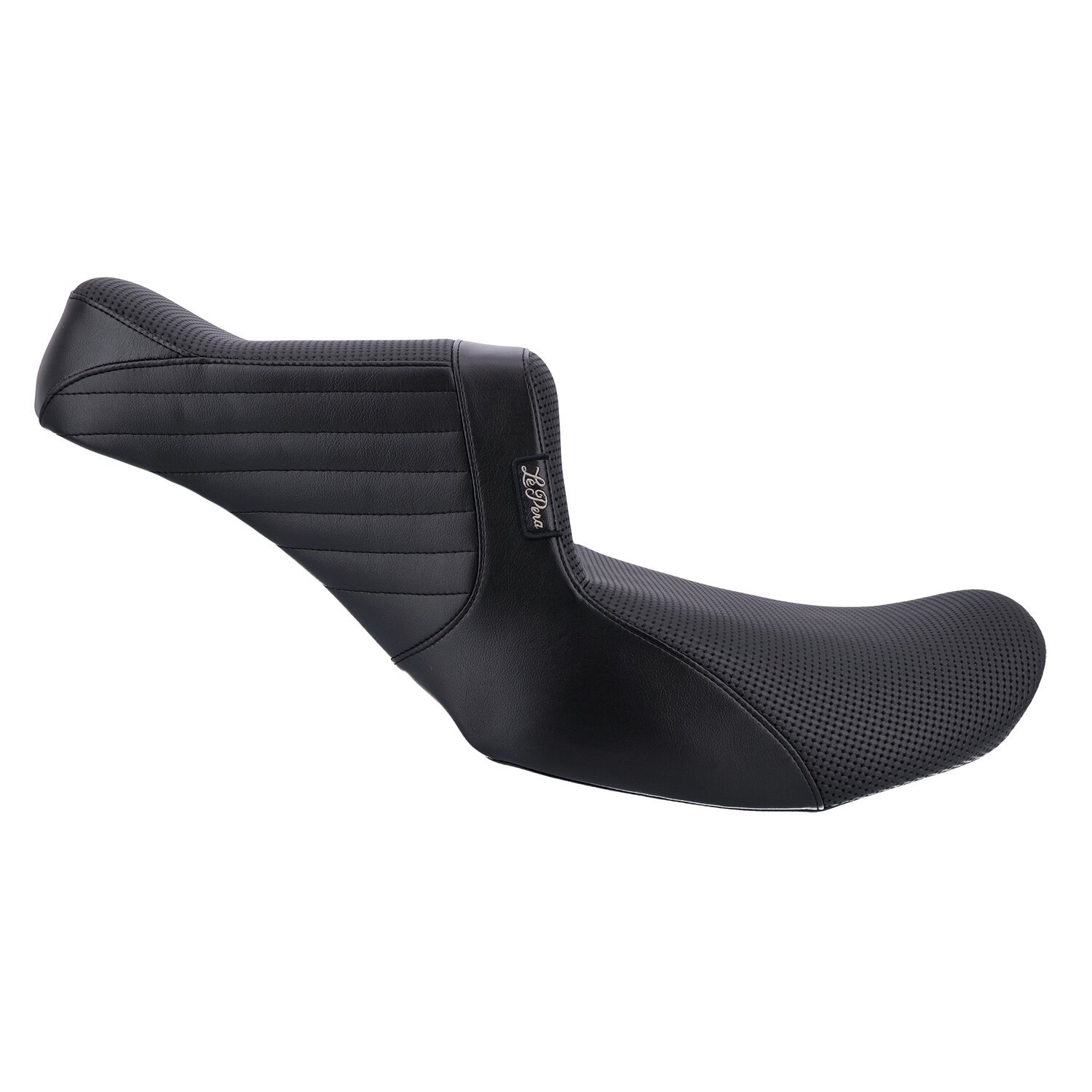 LePera, Tailwhip Basket Weave 2-Up Seat, Black