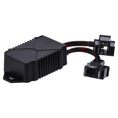 Installing a LED headlamp on a bike that was equipped with a regular H4 light bulb may trigger fault codes / trouble codes, on motorcycles with CAN-bus wiring system. 
This Bright CAN-bus headlamp adapter will prevent any error codes due to LED headlamp installment. 
Works with all H4 style 3-prong connectors. 

NOTE: Not available for sale in Germany 