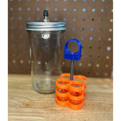 Used to pre-bleed the hydraulic units, to help prevent valve train damage after initial engine start due to incomplete bled tappets. Simply load lifters in basket, set in vacuum jar, top with clean engine oil, tighten lid and apply vacuum such as a brake bleeder and watch all the air bubbles float away. Includes basket, jar and lid. 