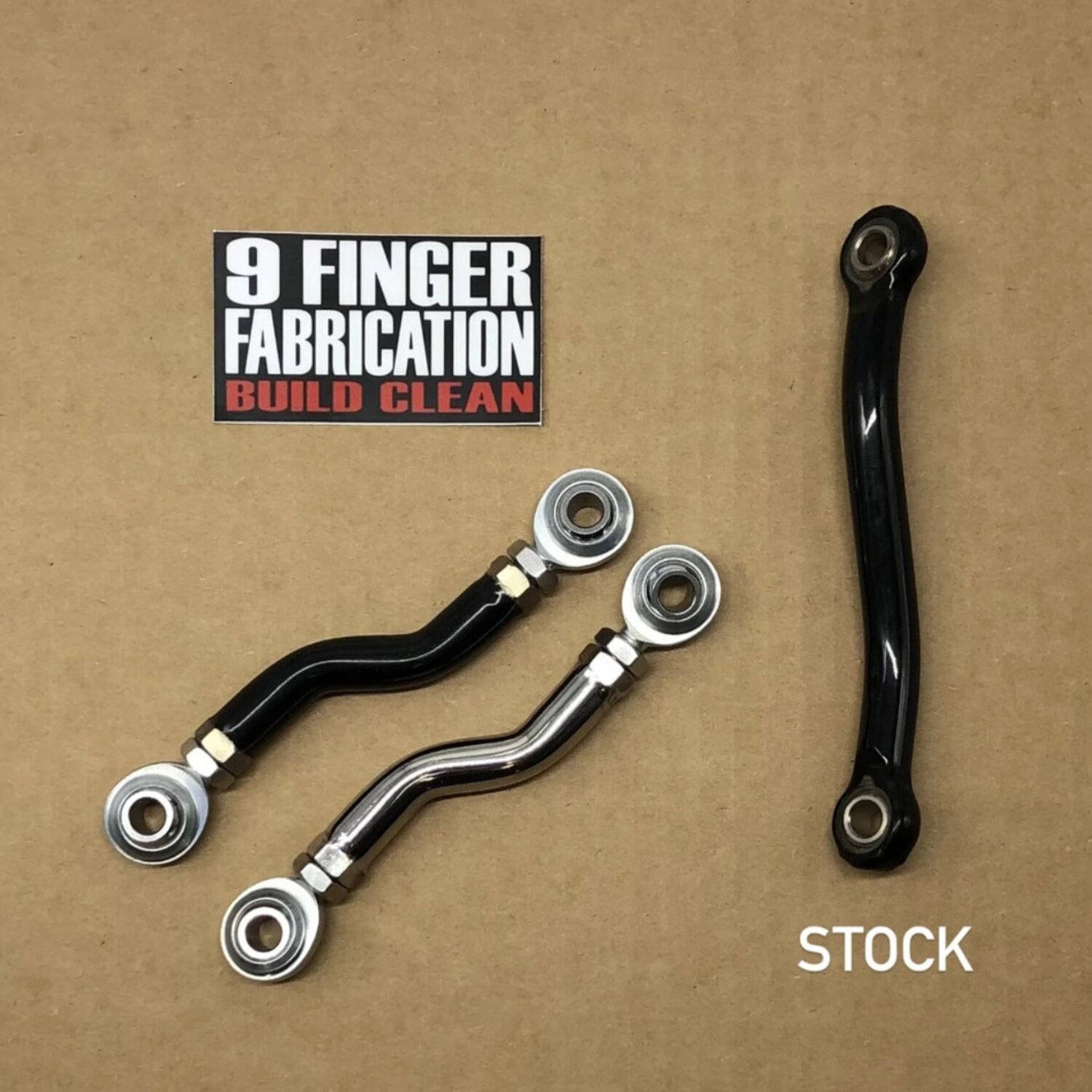 9Finger Fabrication, M8 mid-control brake linkage