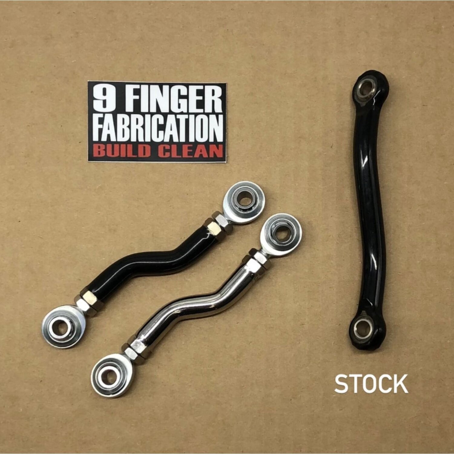 9Finger Fabrication, M8 mid-control brake linkage