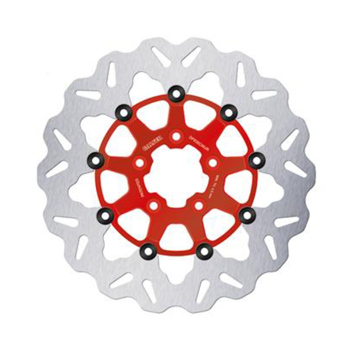 Galfer brake rotor. Wave. Floating. Red. 300x5mm