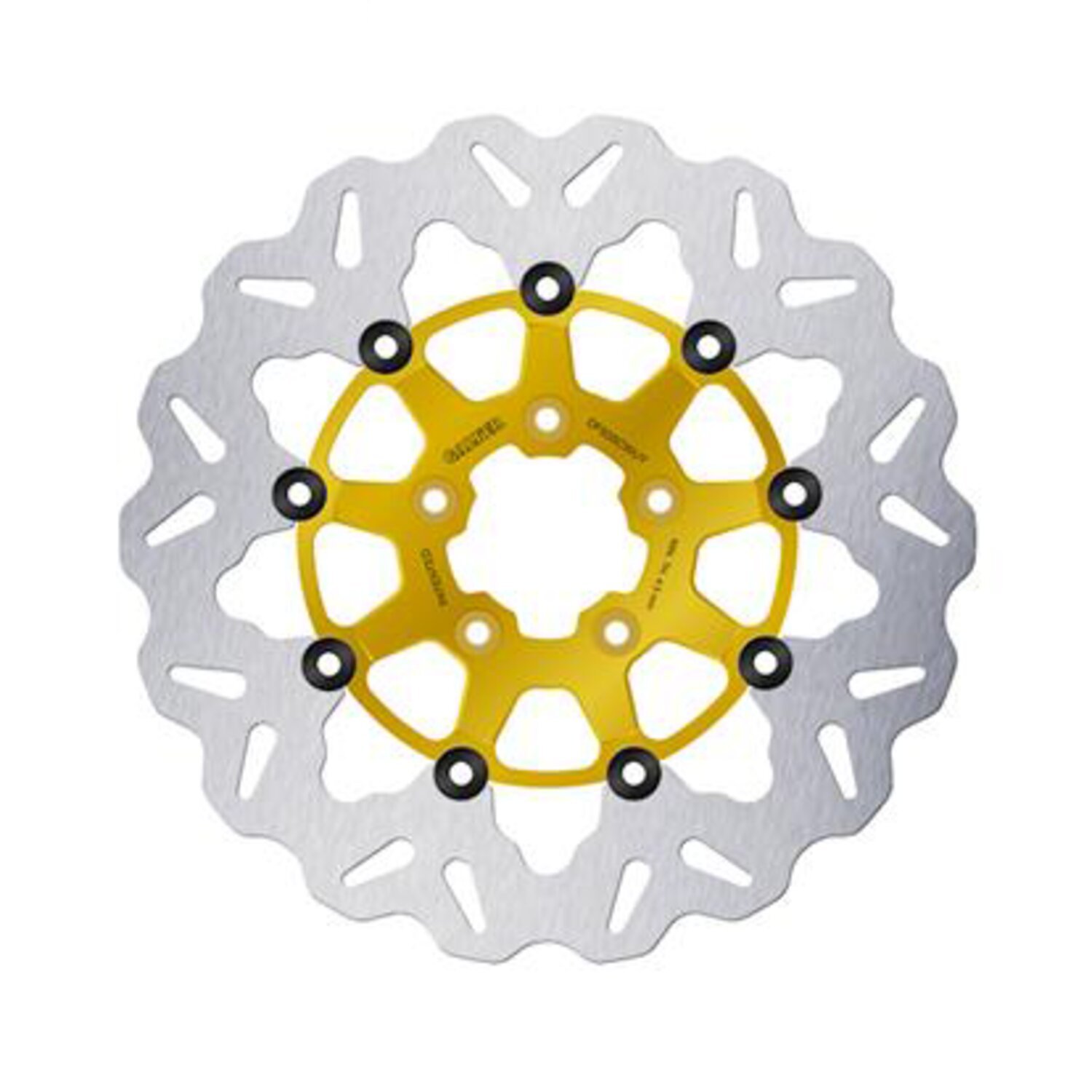 Galfer brake rotor. Wave. Floating. Gold. 300x5mm