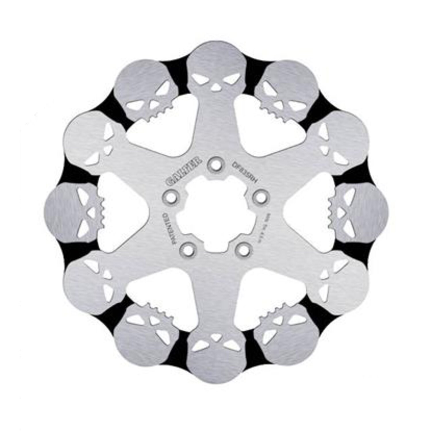 Galfer brake rotor. Wave Skull Design. Fixed. 300x5mm