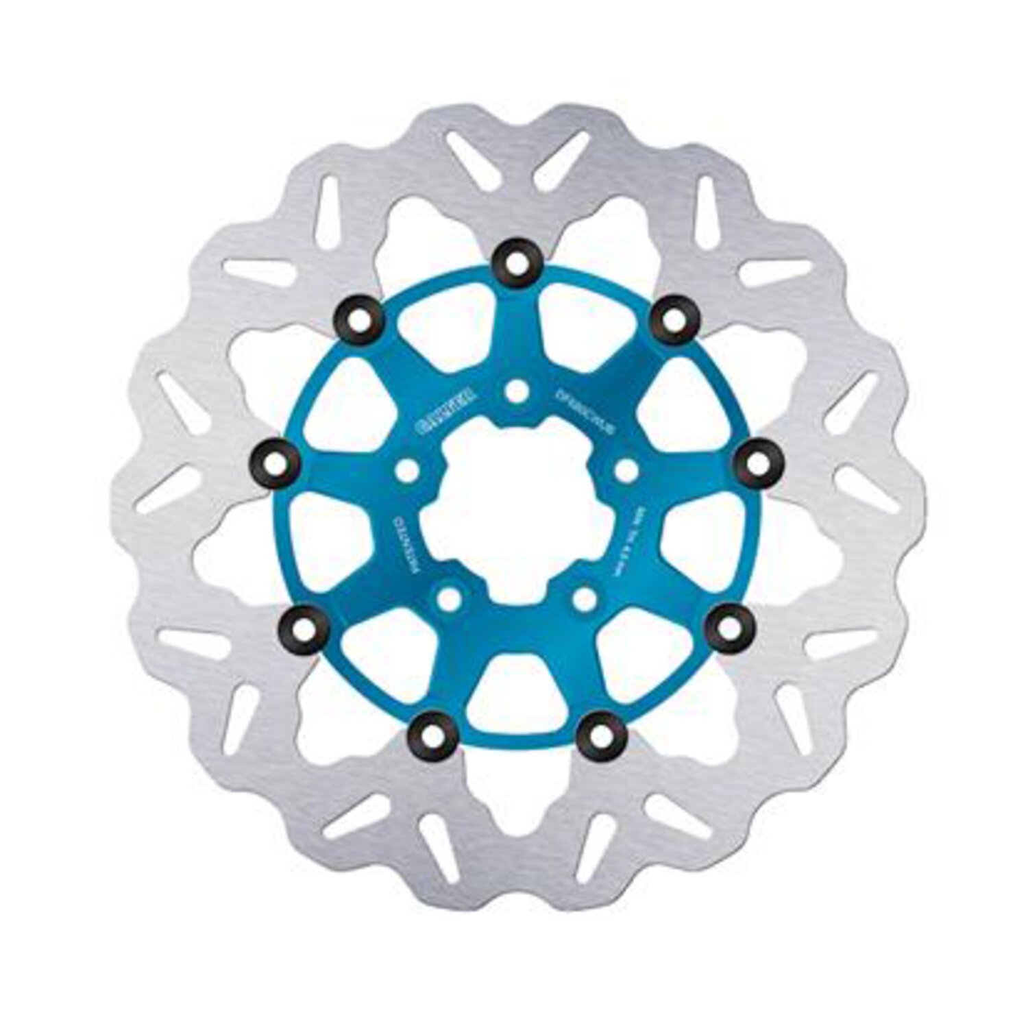 Galfer brake rotor. Wave. Floating. Blue. 292x5mm