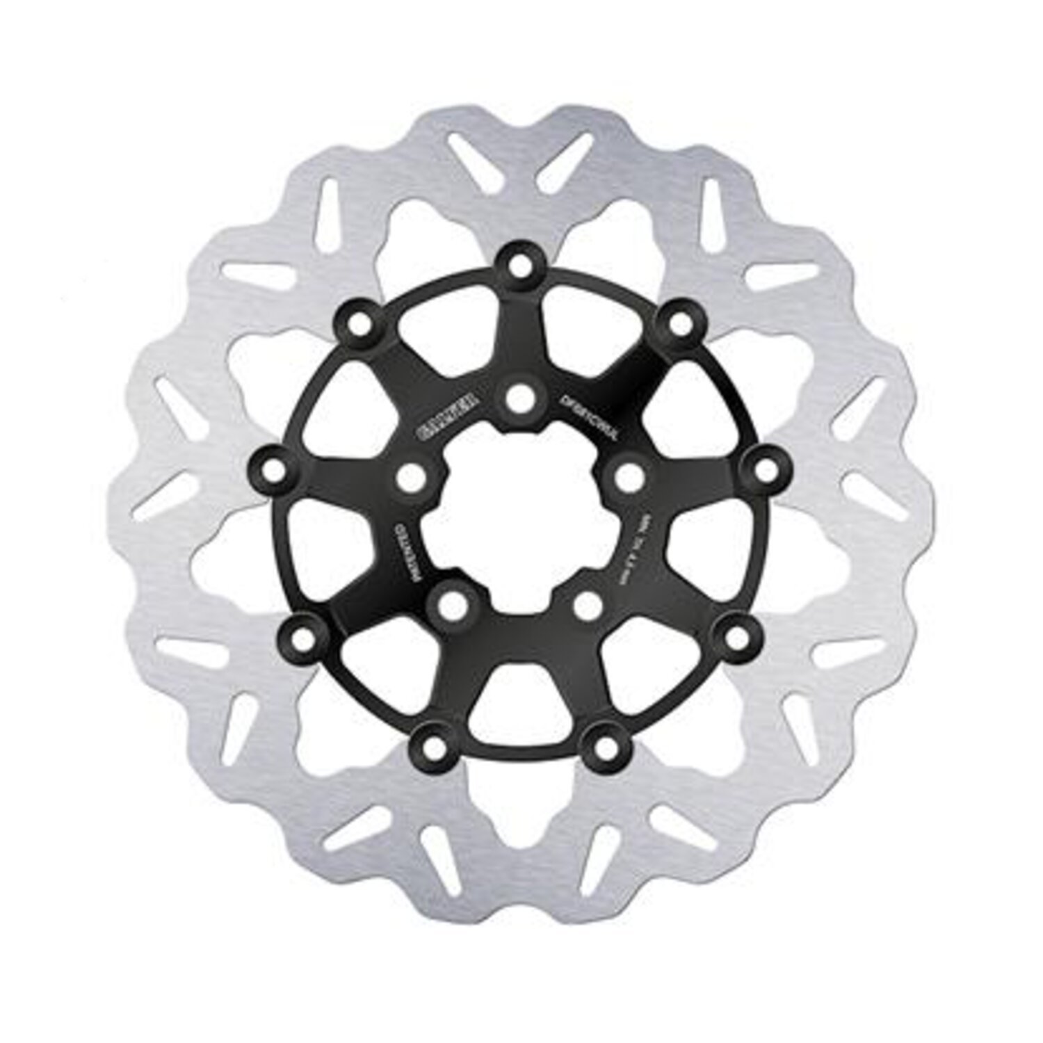 Galfer brake rotor. Wave Floating. Black/Bright. 292x5mm
