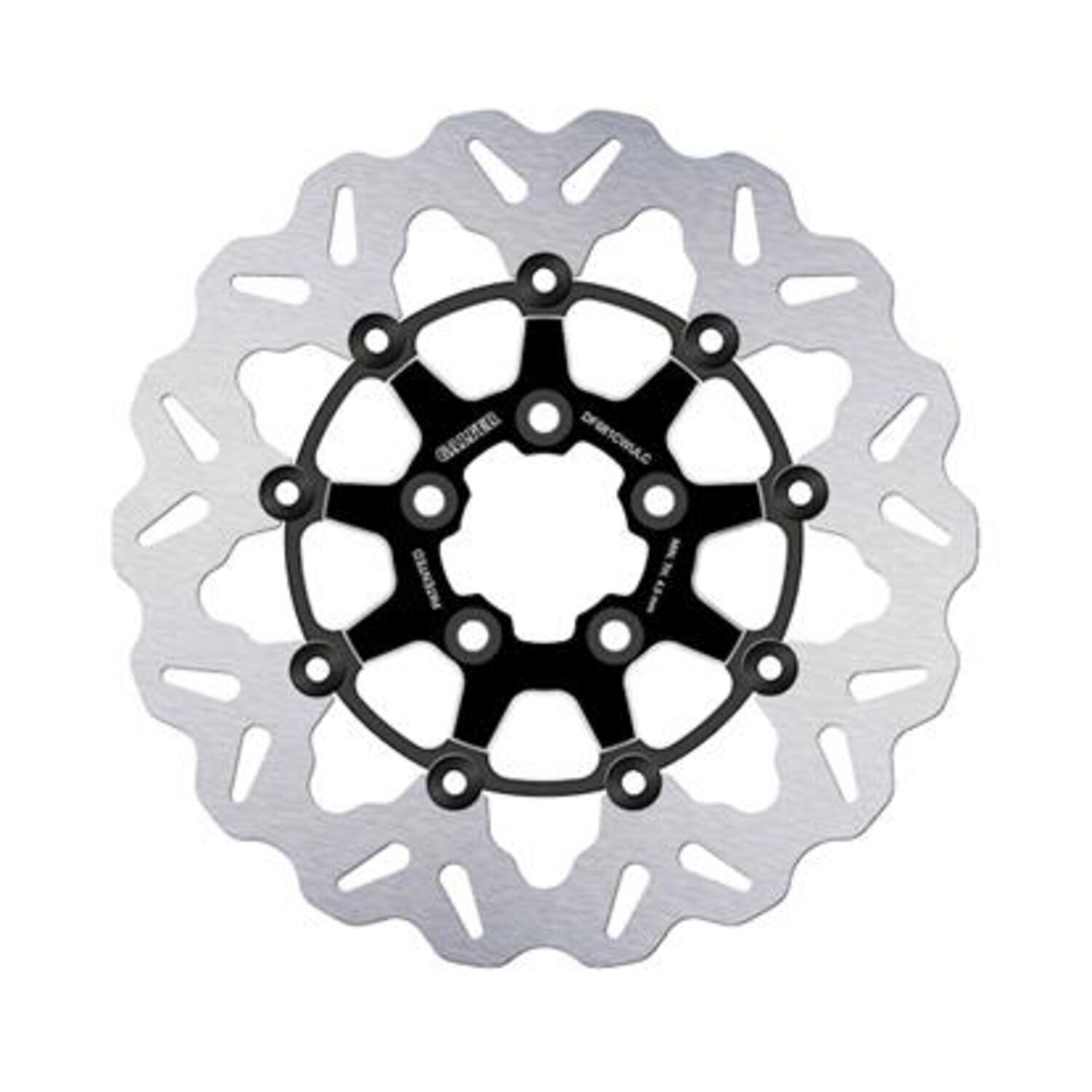Galfer brake rotor. Wave. Floating. Black/Contrast. 292x5mm