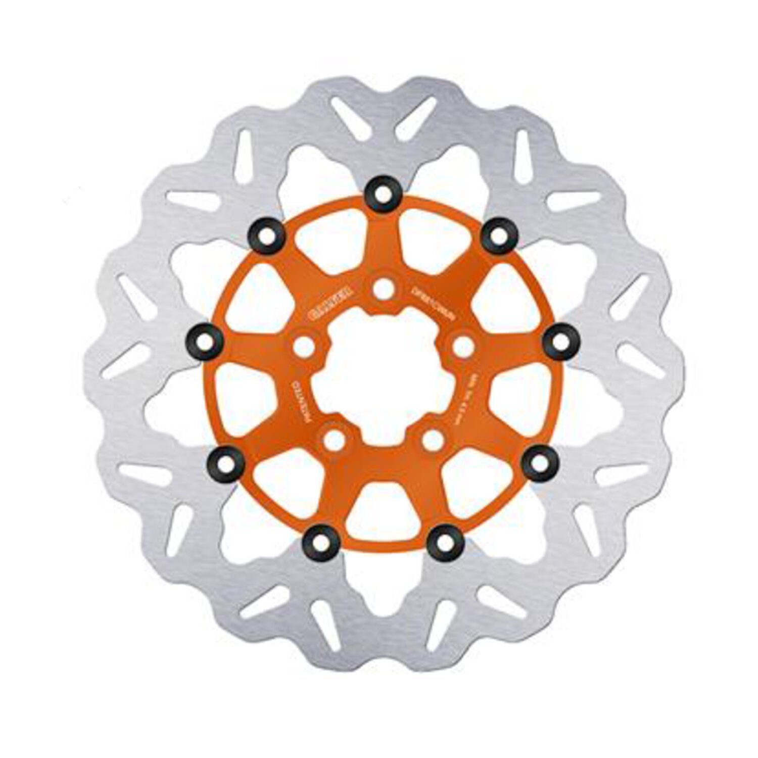 Galfer brake rotor. Wave. Floating, Orange, 292x5mm