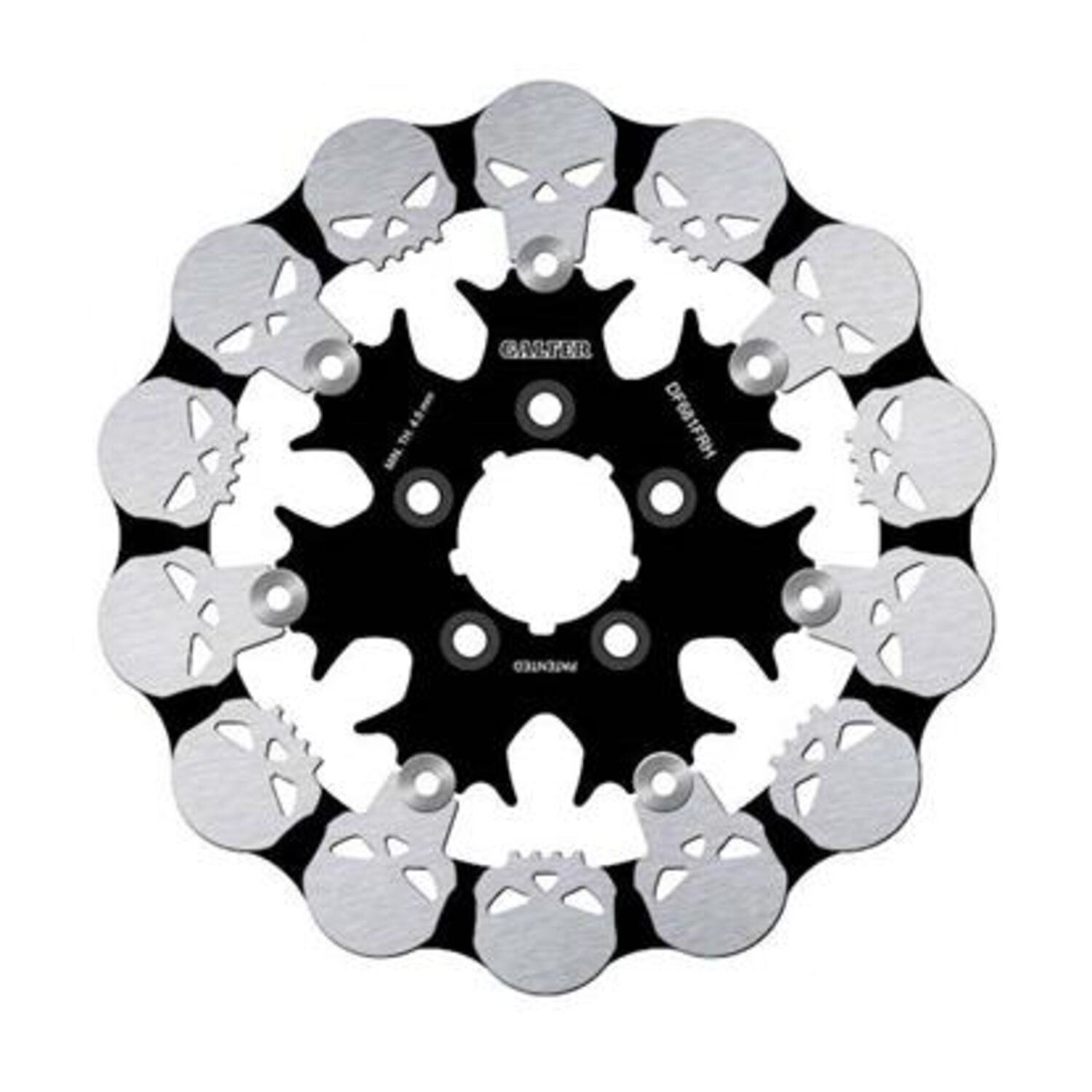 Galfer brake rotor. Wave Skull Design. Floating. 292x5mm
