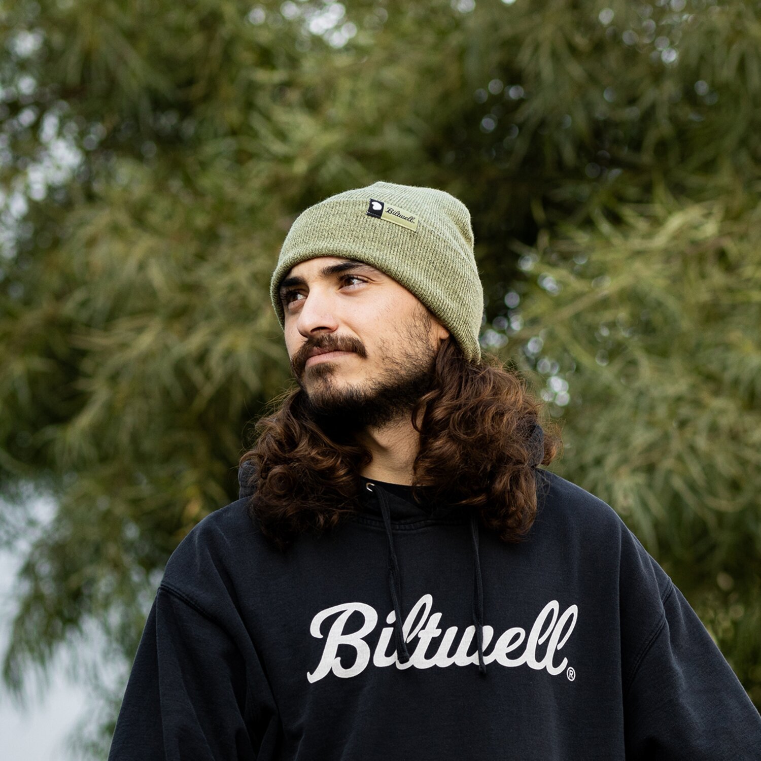 Biltwell Evergreen loden beanie