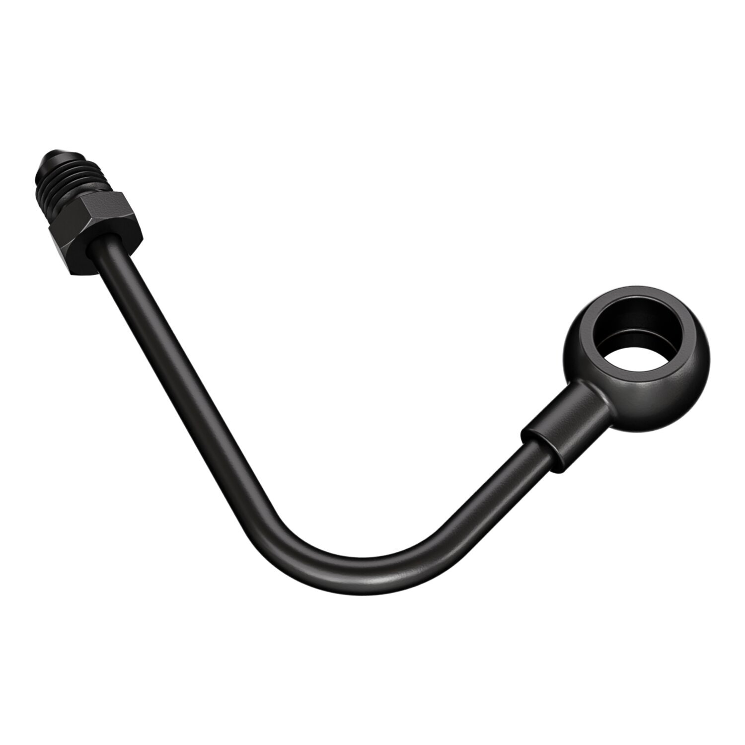 Goodridge ABS adapter front. Black plated