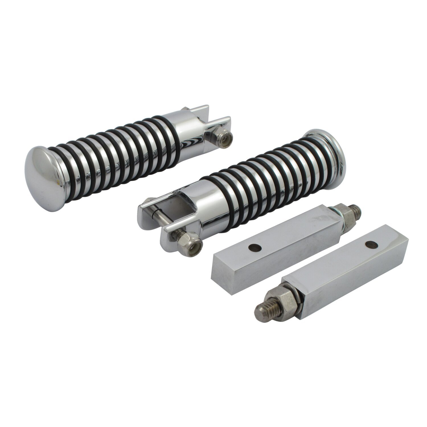 XL Sportster passenger foot peg set, Chrome