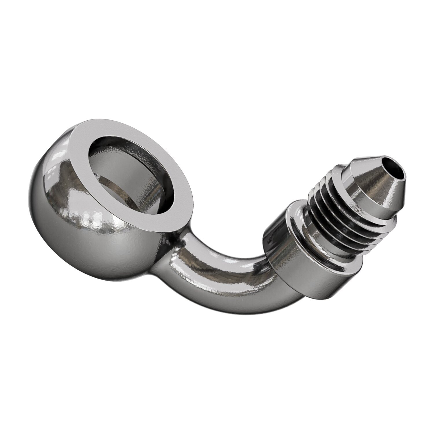 Goodridge 90° banjo adapter for use with M12 bolt