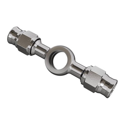 High polished stainless steel.