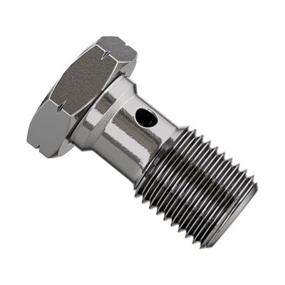 High polished stainless steel.