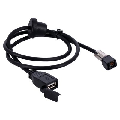 This OEM factory Harley-Davidson USB cable plugs directly into the back of the factory Harley-Davidson Boom radio or Soundstream 14up Touring head unit radio and then can be routed anywhere for easy and secure access to plug in your phone for Apple CarPlay or Android Auto functionality.
Fairing grommet is attached to the cable for clean and secure installation.
Sold in a 5 pack

