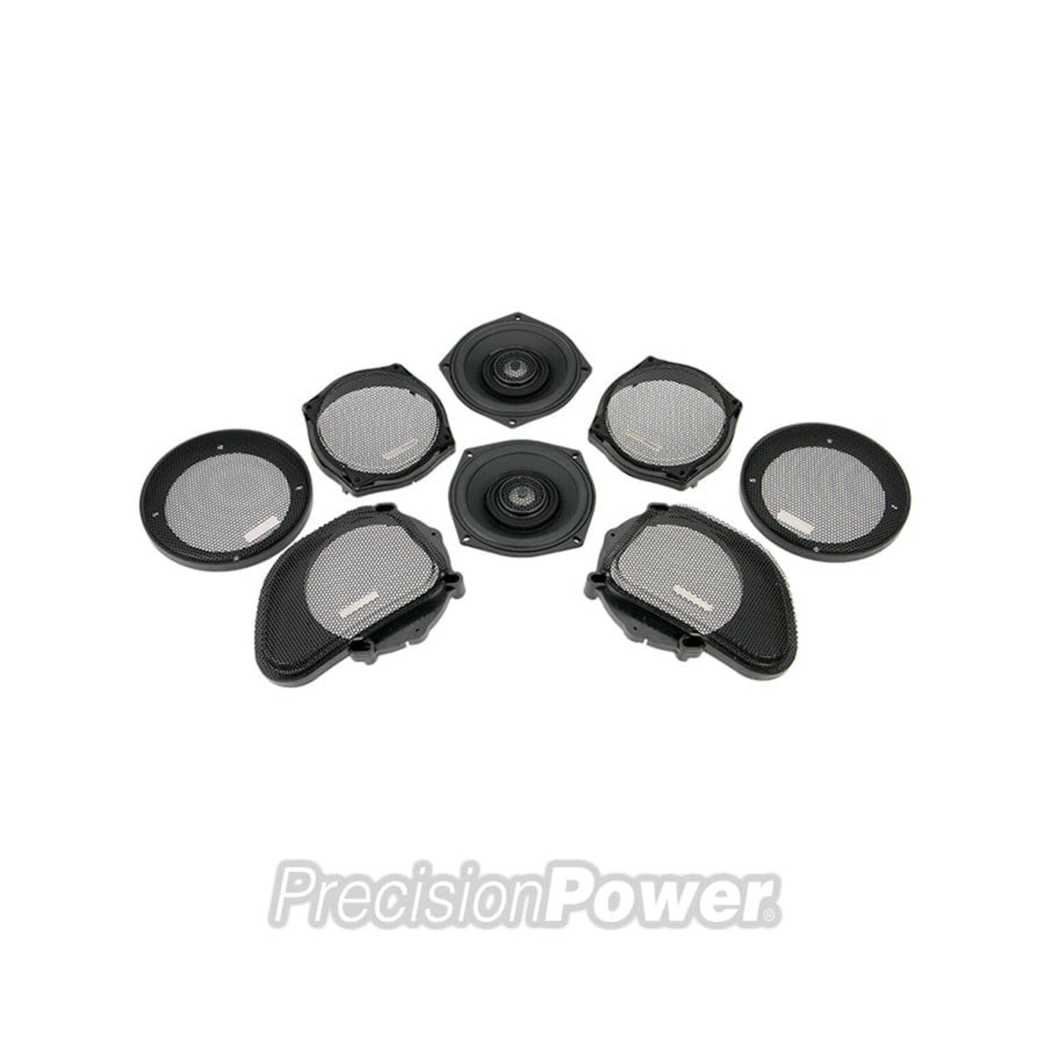 PrecisionPower, 5.25" Fairing Speaker Upgrade Kit 2 Ohm