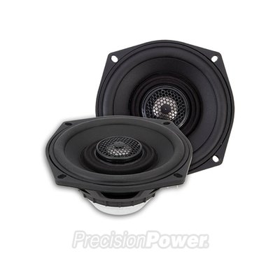 MAS speakers are created explicitly for Touring motorcycles. These strong, weather-resistant coaxial speakers fit right into the factory fairing and Tour Pak locations and pack plenty of impact in their compact frame.


Highlights:

Manufactured with industrial grade materials optimized for harsh environments

Glass fiber reinforced ABS frame for impact absorption and thermal stability

Impermeable polypropylene cone is mechanically rugged and heat resistant

Co-molded low-density santoprene surround chemically bonded cone

Titanium dome tweeter resists corrosion with high strength-to-density ratio

Low Mass Neodymium earth element magnets for maximum output

1.25" oxygen free copper voice coil on thermally absorbent aluminum former

1" titanium wide dispersion high output hemispherical dome tweeter

2-Ohm for stock replacement

Integrated 6dB high-pass crossover protects tweeter from harmful frequencies

92dB (1w/1m) SPL efficiency / 60-22kHz frequency response

75w RMS power rating / mounting depth: 2.50"
