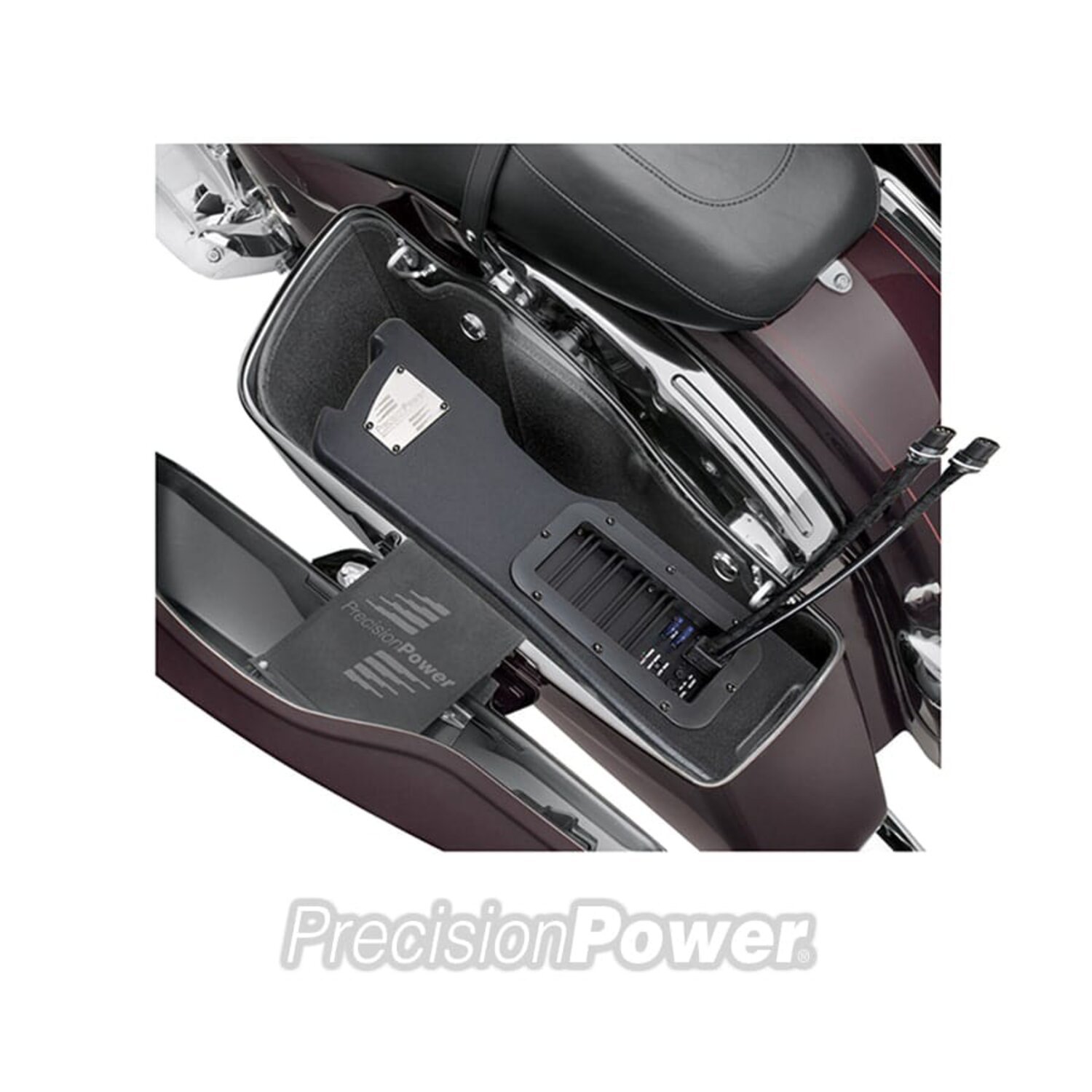 PrecisionPower, SBW saddlebag subwoofer right side