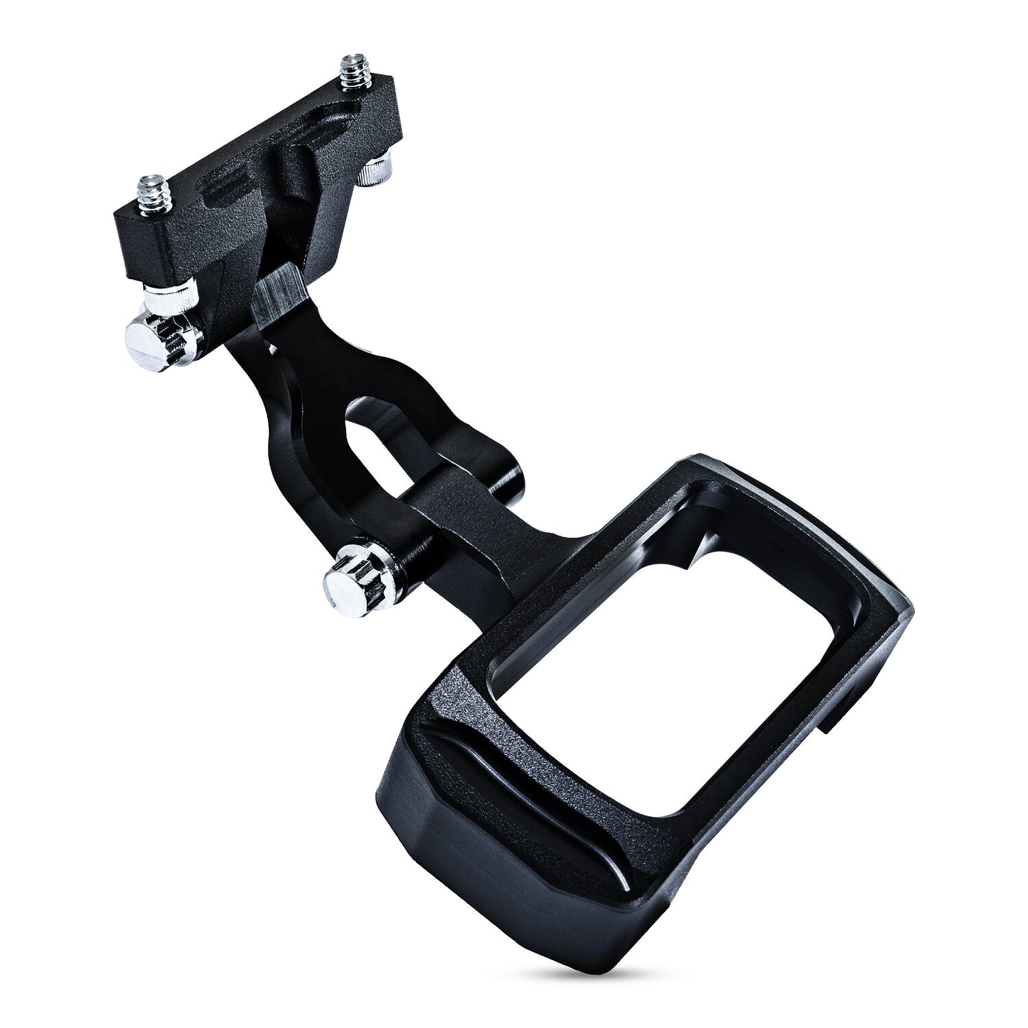 PM, rectangular gauge relocation for Phatbar and riser kit, Black, Wrinkle