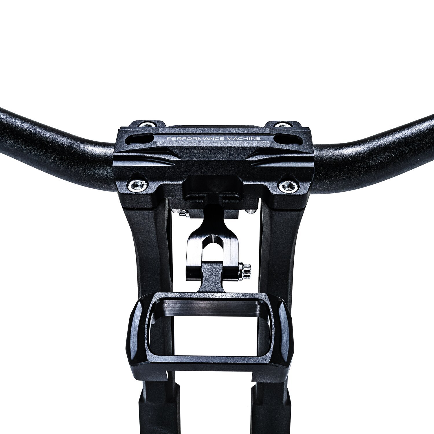 PM, rectangular gauge relocation for Phatbar and riser kit, Black, Wrinkle