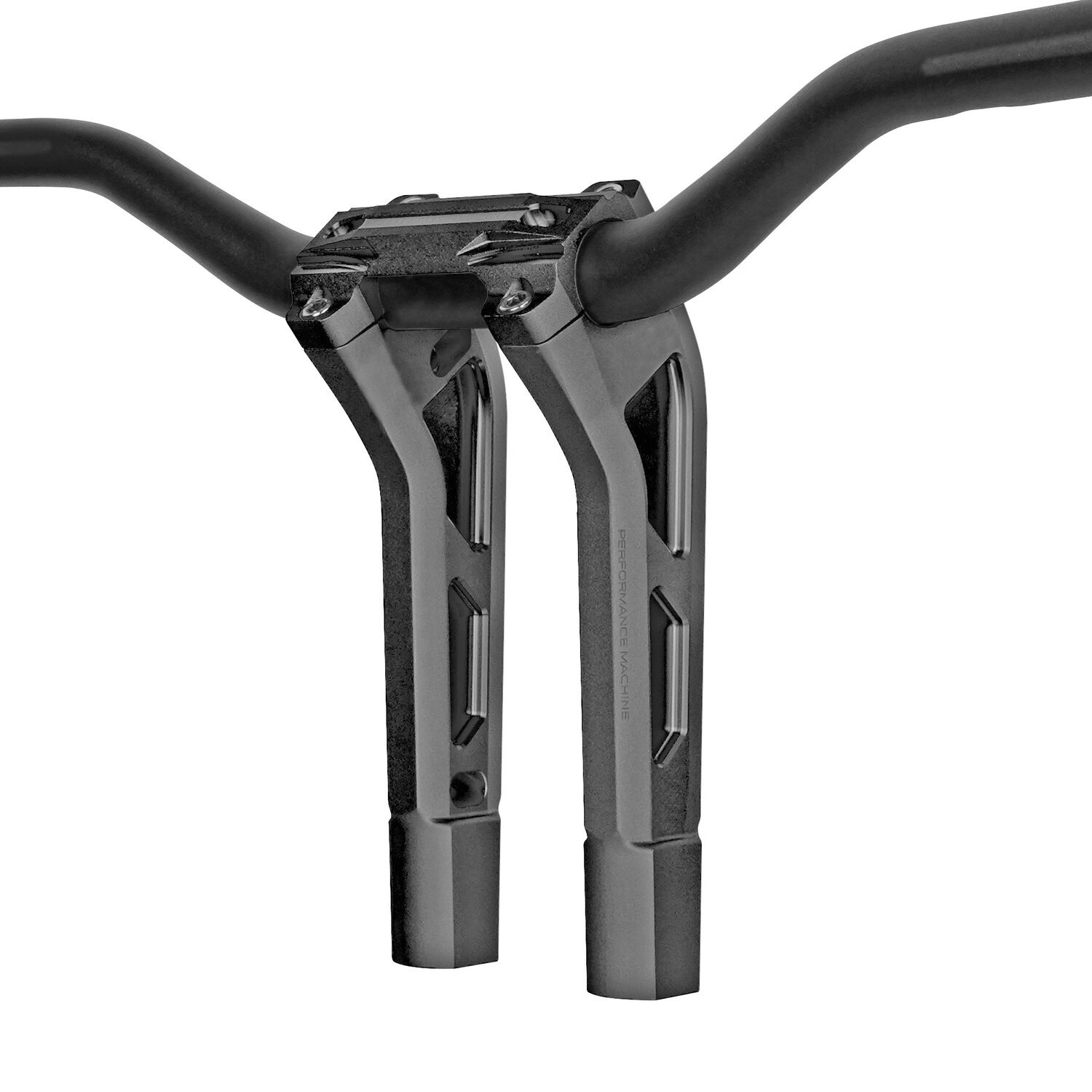 PM, 1-1/4" Phatbar & 12" riser kit. Black Ops, Anodized