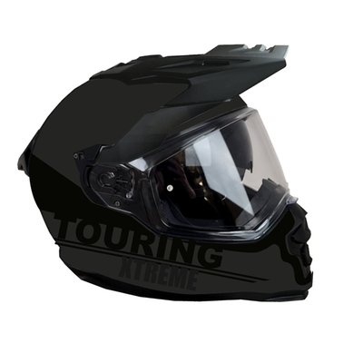 The By City Xtreme Helmet combines classic full-face protection with modern features for the adventurous motorcyclist. Constructed with a lightweight fiberglass shell available in two sizes, it ensures a comfortable and secure fit. The multi-density padding enhances impact absorption, while the injected visor, prepared for anti-fogging, provides clear visibility in various conditions. Additional features include ventilation inlets for airflow, a micrometric closure system, and a removable, washable interior for hygiene. The helmet is also Bluetooth-ready, allowing for seamless connectivity on the go. Certified under ECE/UN R22.06 standards, the Xtreme Helmet offers reliable safety for every ride.