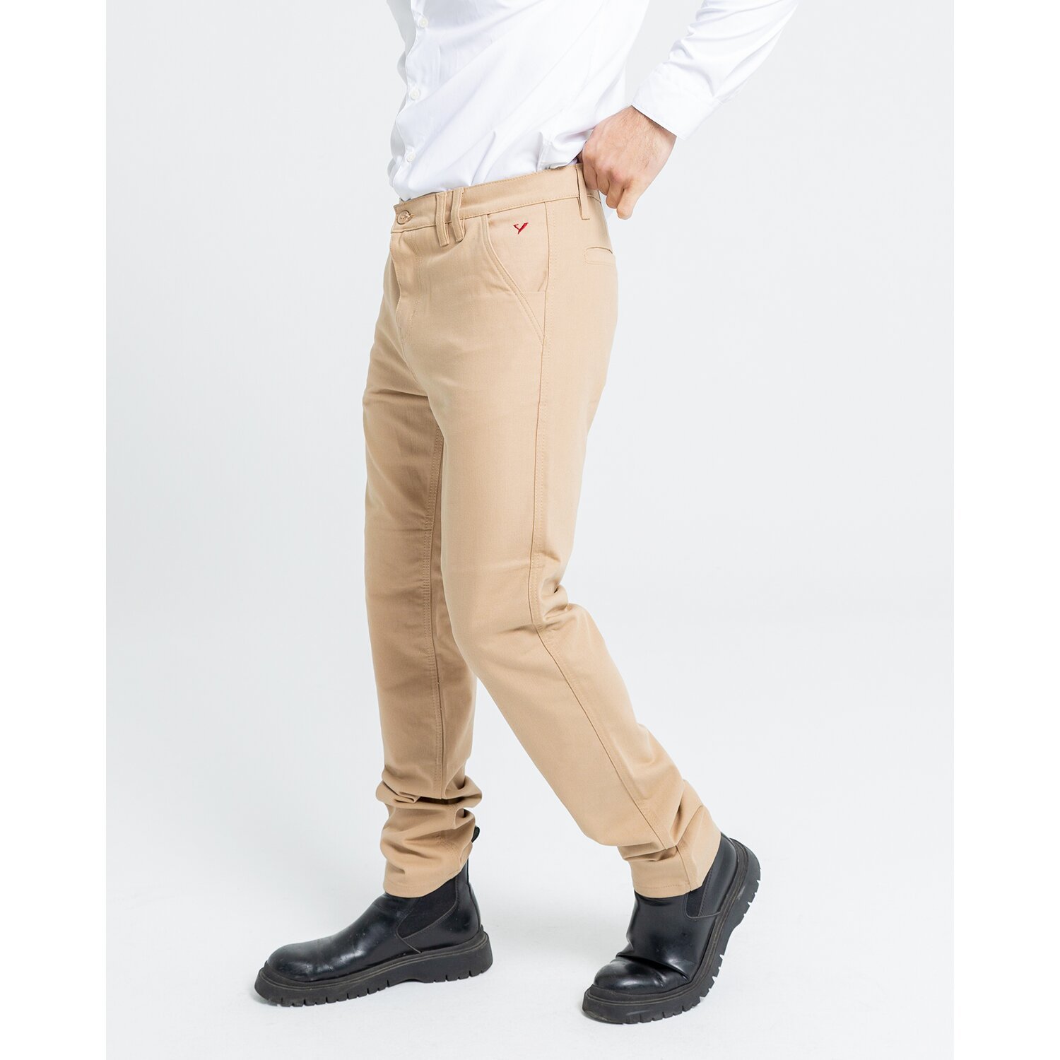 By City Docks pants, Beige, 38