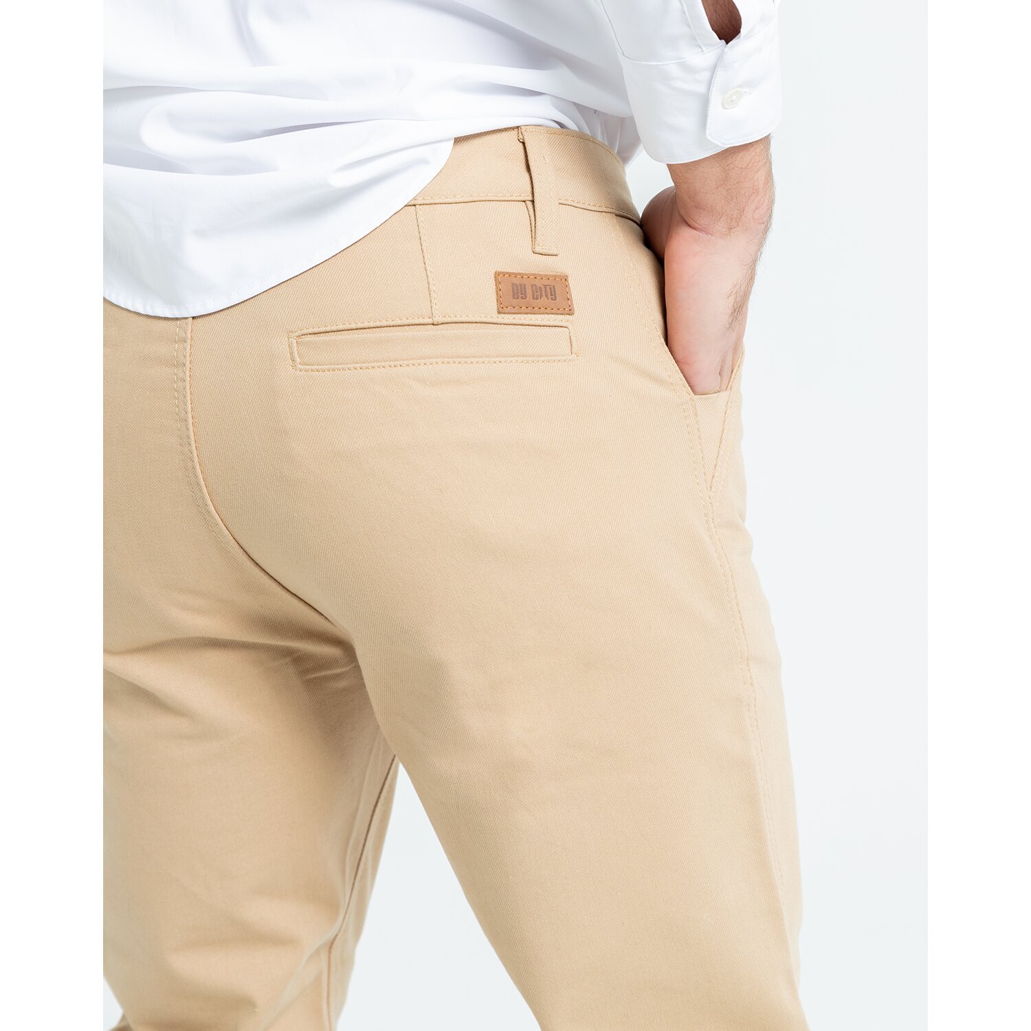 By City Docks pants, Beige, 38