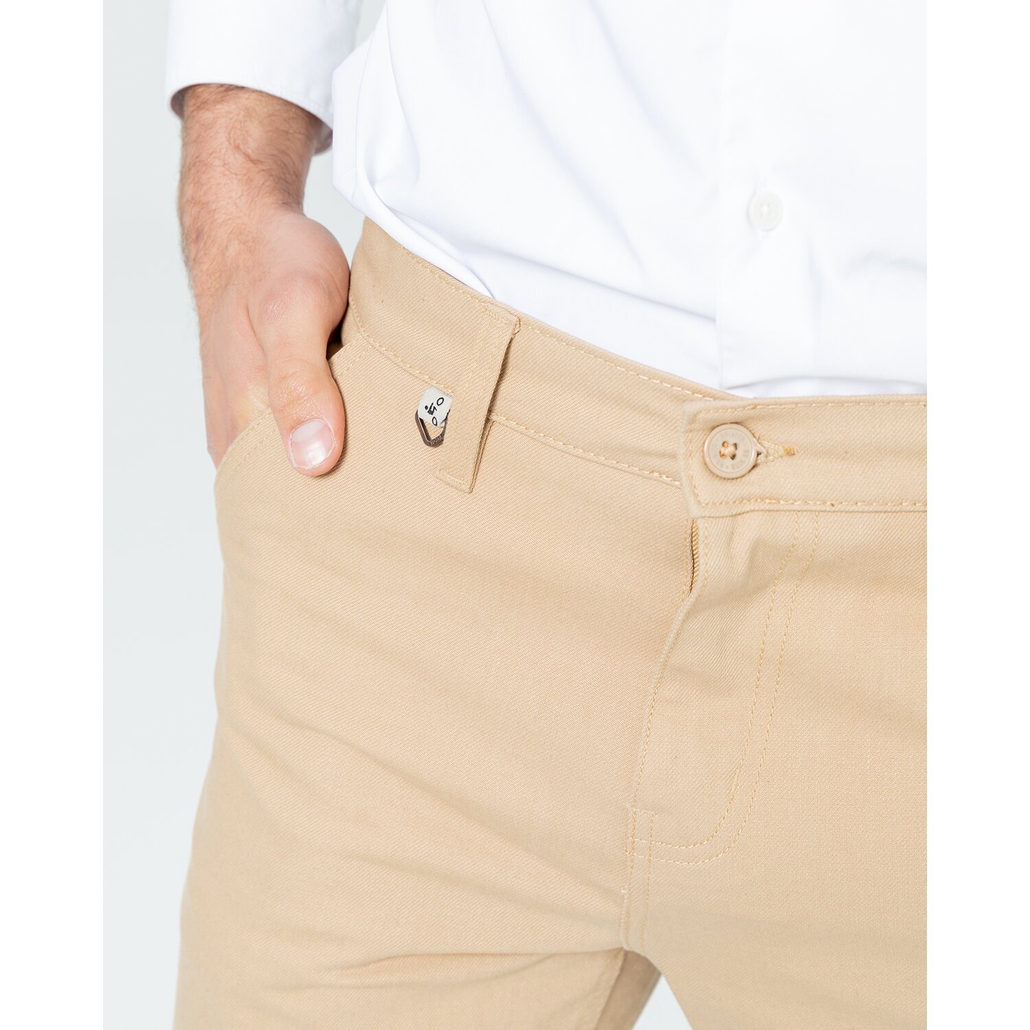 By City Docks pants, Beige, 38