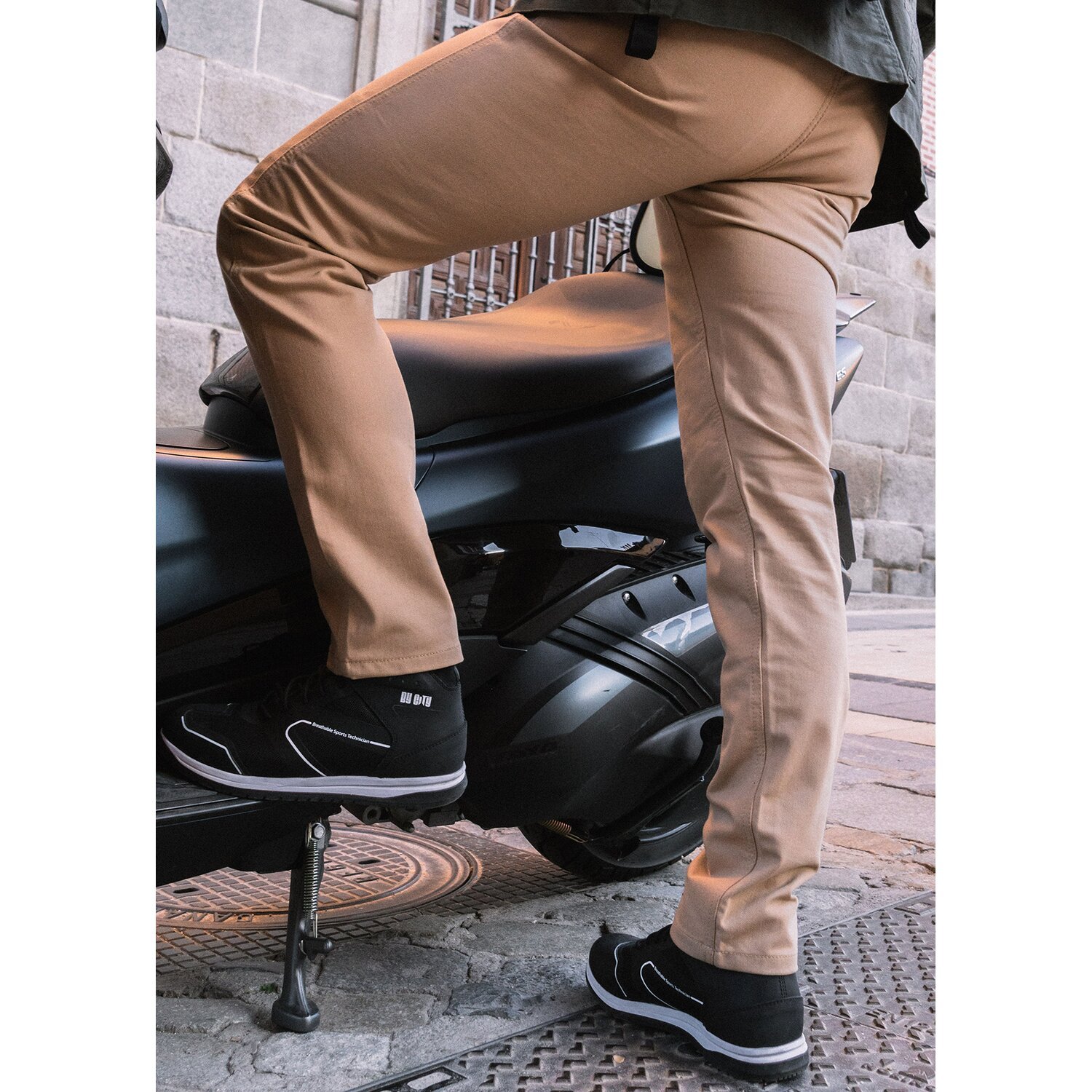 By City Docks pants, Beige, 38