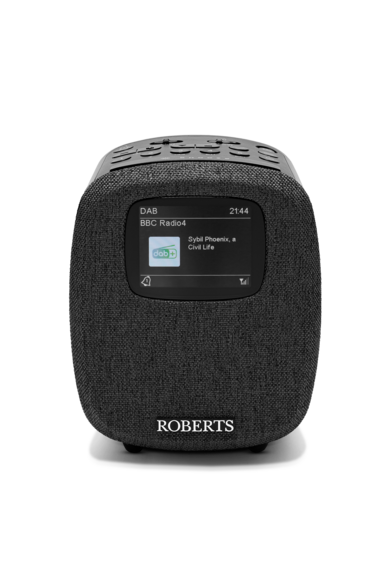 Roberts Black Ortus 5 Dab+/Fm Rds Bedside Alarm Clock Radio With Bluetooth