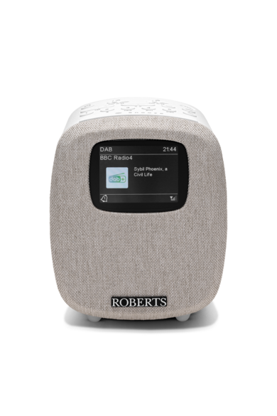 Roberts White Ortus 5 Dab+/Fm Rds Bedside Alarm Clock Radio With Bluetooth