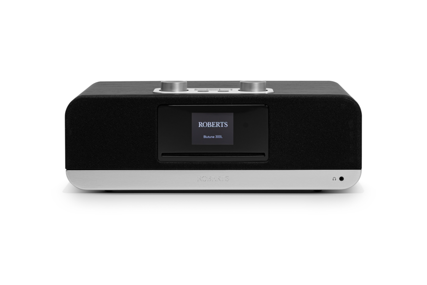 Roberts Black / Wood Blutune 300L Fm/Dab+ Radio With Bluetooth And Cd/Usb Playback