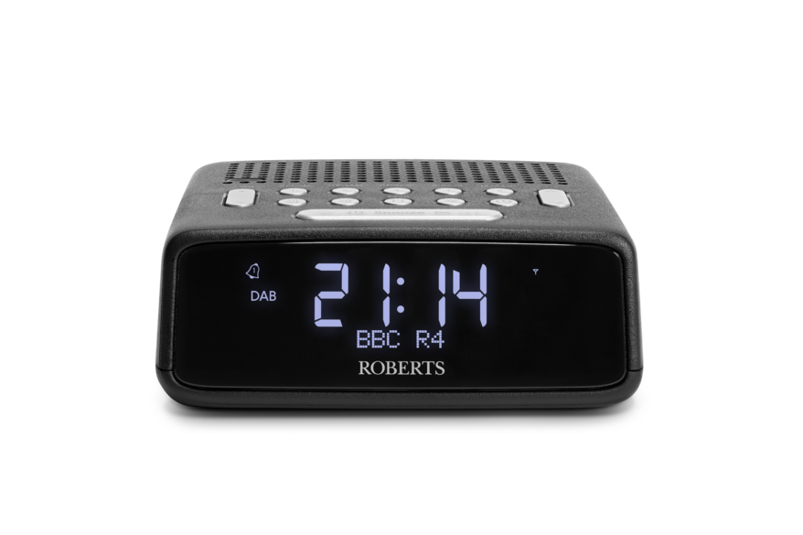 Roberts Black Ortusdab Fm/Dab/Dab+ Digital Clock Radio, Alarms With Large Lcd Va Display, - Image 3