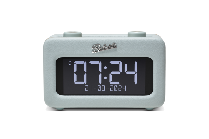 Roberts Duck Egg Revival Rest Retro Alarm Clock Radio With Dab+/Fm And Bluetooth.
