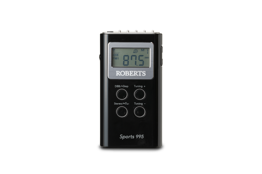 Roberts Black Sports 995 Personal Fm/Am Portable Radio