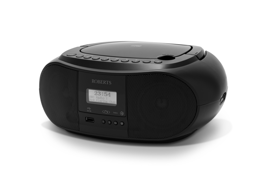 NO AERIAL Roberts ZoomBox4 FM/DAB+ CD boombox Bluetooth black ZoomBox 4 READ - Image 6