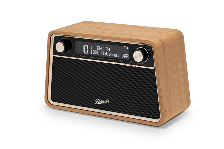 Roberts Cherry Reva Dab+/Fm Table-Top Radio With Bluetooth