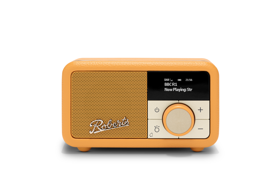 Roberts Sunburst Yellow The Smallest Revival With Dab/Fm Radio With Bluetooth And Alarm