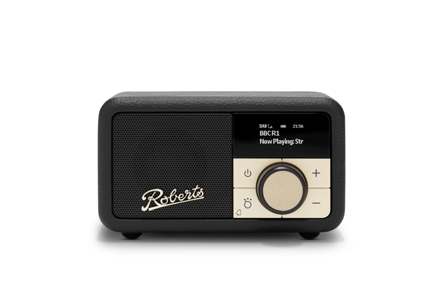 Roberts Black The Smallest Revival With Dab/Fm Radio With Bluetooth And Alarm