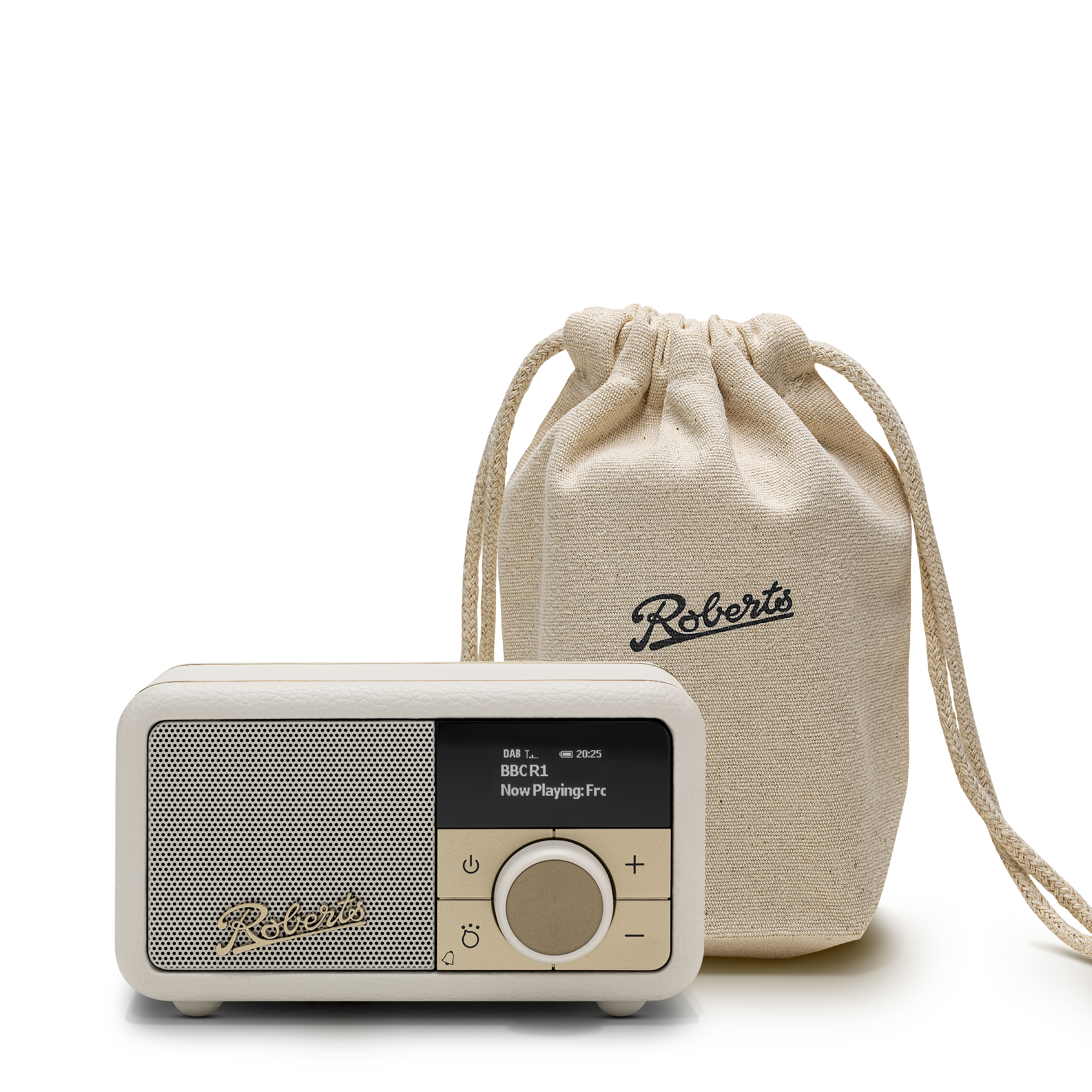 Roberts Revival Petite 2 With Free Travel Pouch - DAB/DAB+/FM Mini Bluetooth Radio / Portable Bluetooth Speaker - Electric Blue