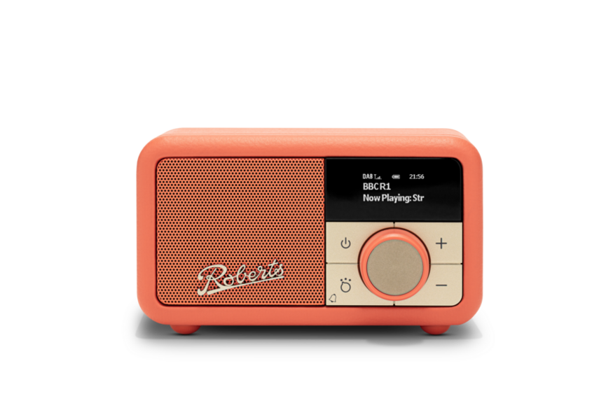 Roberts REV-PETITE2PO Revival Petite 2 DAB/DAB+/FM Bluetooth Portable Radio - Pop Orange - Image 5