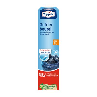 Bild von Toppits Gefrierbeutel 1L