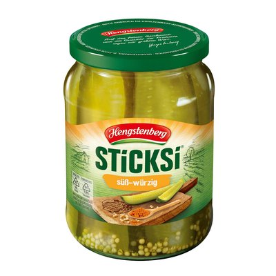 Bild von Hengstenberg Sticksi Gurken süß-würzig