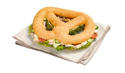 Bild von Party Breze Schinken-Käse Duo Sesam