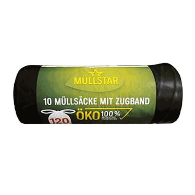 Bild von Müllstar Müllsäcke 120l Schwarz
