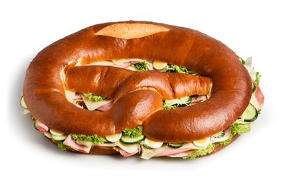 Bild von Party Breze Schinken-Käse Duo Lauge